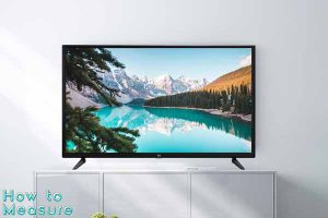 How to measure 32 inch tv size?