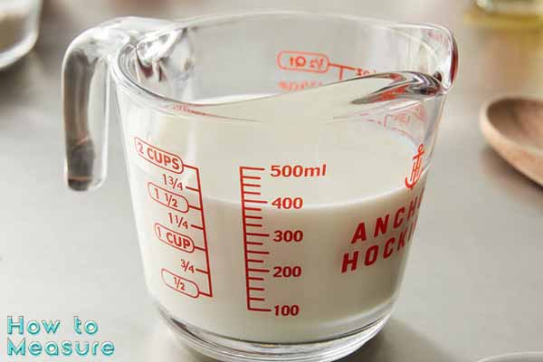 measuring 0.33 cups