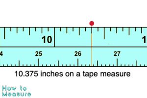 10.375 Inches on Tape Measure