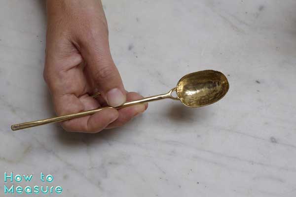 5 inches teaspoon