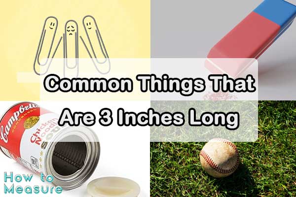Common things that are 3 Inches