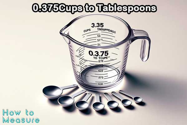0.375 Cups to Tablespoons