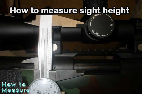How to measure sight height