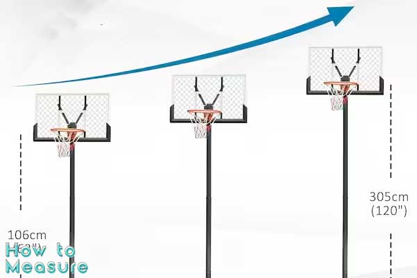 measure basketball hoop height