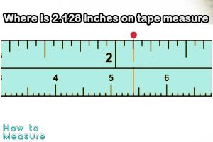 Where is 2.128 inches on tape measure