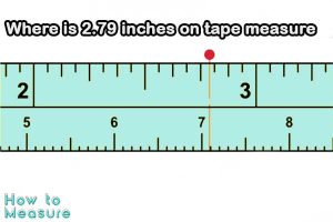 Where is 2.79 inches on tape measure