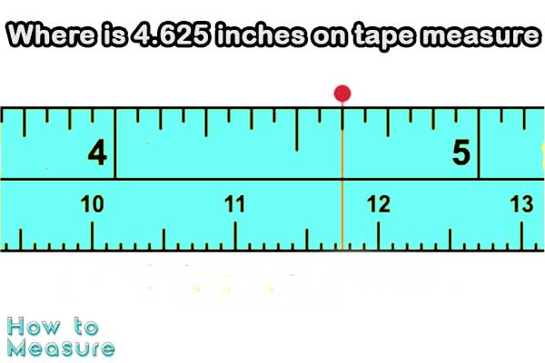 4.625 on a tape measure