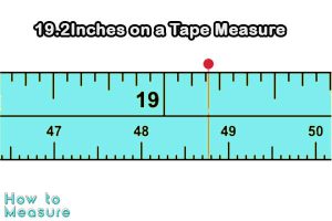 Where is 19.2 Inches on a Tape Measure?